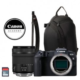 Cámara Canon kit RP RF24-105mm F4-7.1 IS STM + Maleta 100S + Correa NS-EN110 + SD 32GB + Curso Online ABC Composición