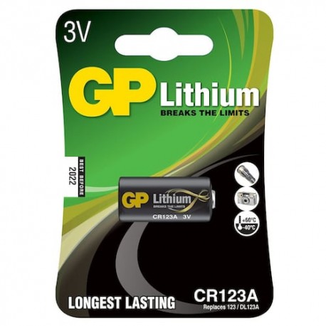 Pila GP Batteries Photo Litio 123 3V
