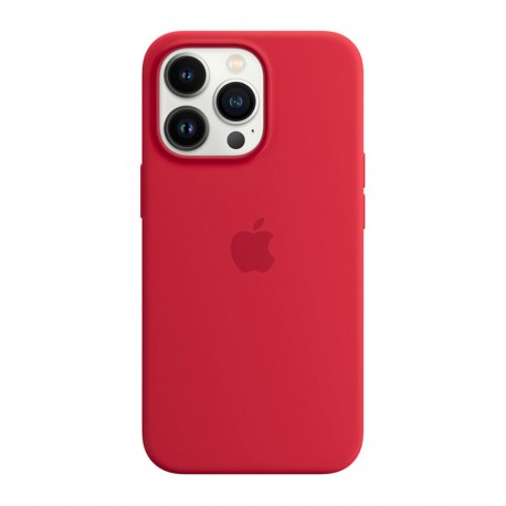 Funda iPhone 13 Pro-Rojo Silic C/Ma