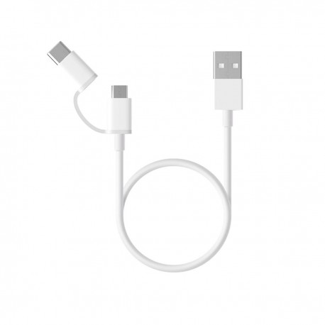 Mi 2 en 1 Usb Cable Xiaomi Micro usb Tipo C