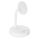 Cargador inalámbrico 20W dual magnético blanco