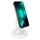Cargador inalámbrico 20W dual magnético blanco
