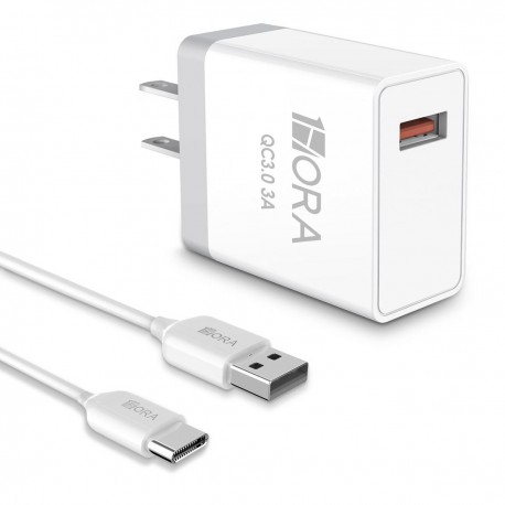 Cargador Cubo y Cable Tipo C Turbo 3A 1 Hora