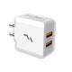 Cargador Pared Case Logic Forward 2 Usb Blanco