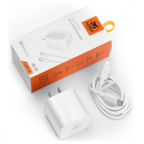 Cargador tipo C a lightning 6A turbo