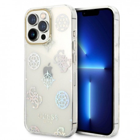 Funda Iphone 14 Pro Max Electroplated blanca