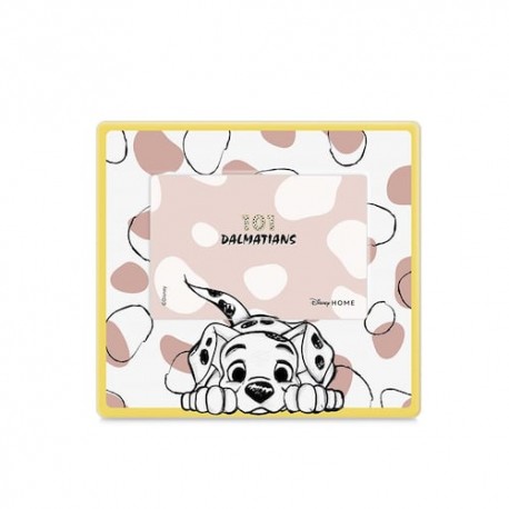 Portarretratos de Cerámica Esmaltada 13 X 12 cm color Rosa Disney 101 Dálmatas Egan