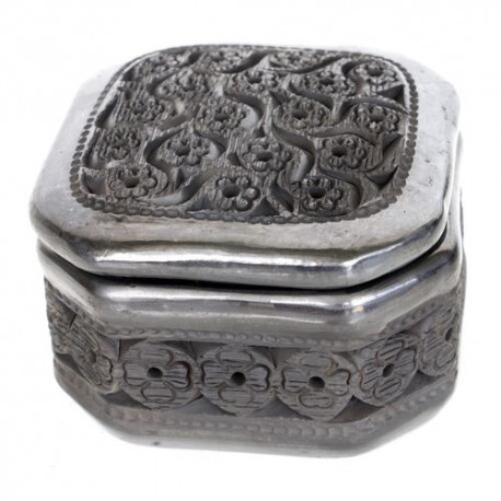 Alhajero cuadrado Don Valente barro negro modelo -21 6x9