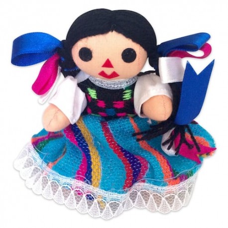 Muñeca mexicana mediana