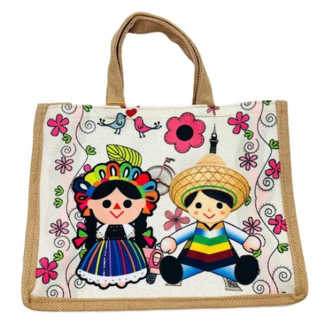 Bolsa Artesanal Yute Mediano