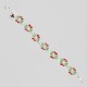 Pulsera otomi tricolor mexicano n012