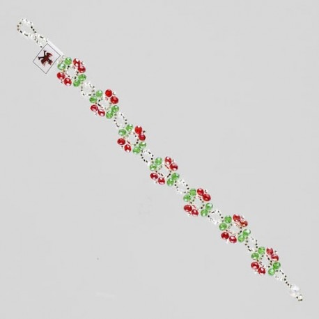 Pulsera otomi tricolor mexicano n012