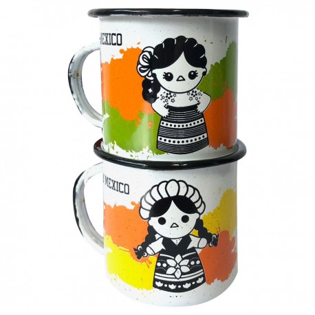 Set duo pocillos muñecas