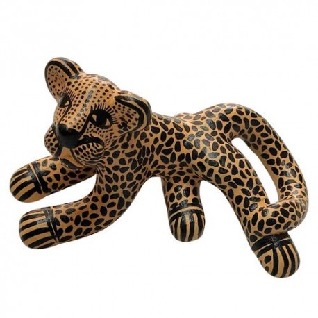 Jaguar de barro chica