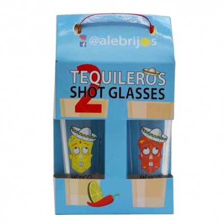 Los tequileros chamucos azul 2 oz
