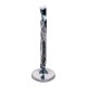 Virgen de metal silueta de pedestal