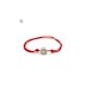 Pulsera con la medalla de San Benito cordon rojo