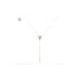 Collar Rosario delgado plata
