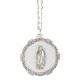 Distintivo Virgen de Guadalupe plata de acrílico Jorvina