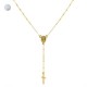 Collar Rosario delgado oro