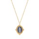 Medalla Virgen de Guadalupe cameo grande dorada