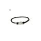 Pulsera con la medalla de San Benito cordon negro