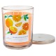 Vela de 3 mechas crema de vainilla naranja perfumada