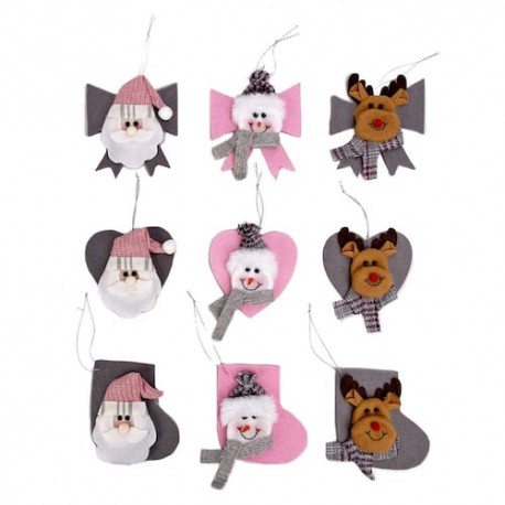 Set de adornos navideños