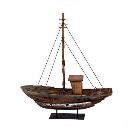 Velero sin vela de madera