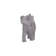 Home Nature Figura Decorativa Elefante Tibetano Pequeño Color Blanco 12*15.5*7 Cm