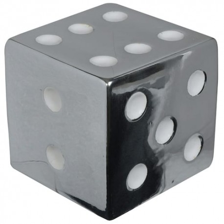 Dado plateado