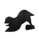 HOME NATURE FIGURA DECORATIVA LORO FLEXIÓN 13*19*8 cm