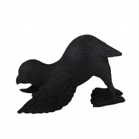 HOME NATURE FIGURA DECORATIVA LORO FLEXIÓN 13*19*8 cm