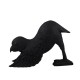 HOME NATURE FIGURA DECORATIVA LORO FLEXIÓN 13*19*8 cm