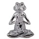 HOME NATURE FIGURA DECORATIVA RANA MEDITACIÓN 21*16*9 cm