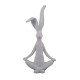 HOME NATURE FIGURA DECORATIVA CONEJO MEDITACION 33*17*9 cm