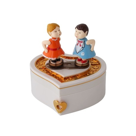 Caja músical corazón 15.5*15*16.5