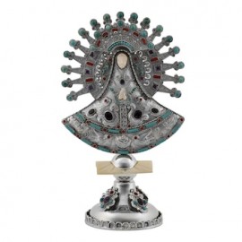 Virgen Tehuana mediana 375 gramos - plata ley .925