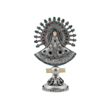 Virgen Tehuana mediana 375 gramos - plata ley .925