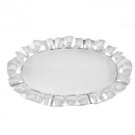 144 Plato Oval Grande Plizado 690Grs