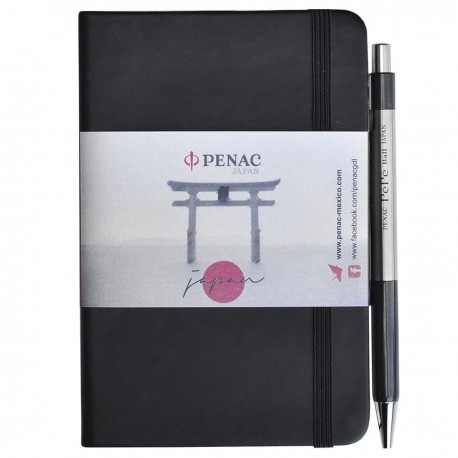 Kit bolígrafo pepe + libreta negro