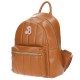 Mochila De Dama Barbie X Gorett Backpack Mediana Color Camel Modelo BR22067-K
