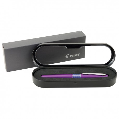 Pluma fuente morado eclipse punto mediano