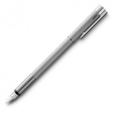 Pluma Fuente Lamy plateado mate