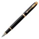 Parker Im Black Golden Trim Fountain Pen Fine Gifting box