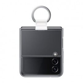 Funda Zflip4 clear transparente con anillo