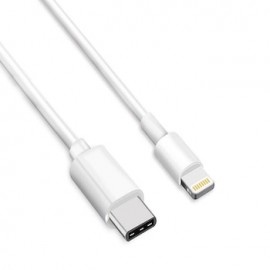 Cable Tipo C A Lightning 2A 1M Bco