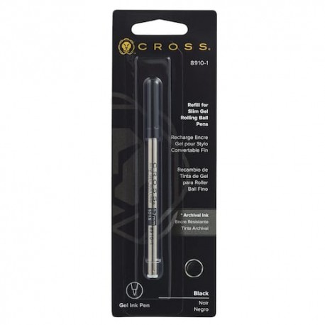Repuesto Cross Roller ball Slim Gel Negro