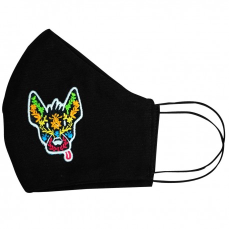 Cubrebocas negro xolo