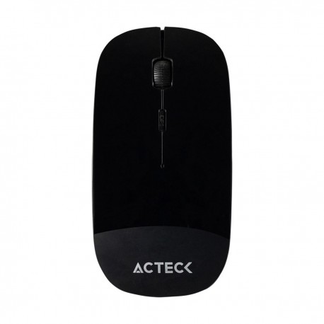 Mouse inalámbrico negro Acteck